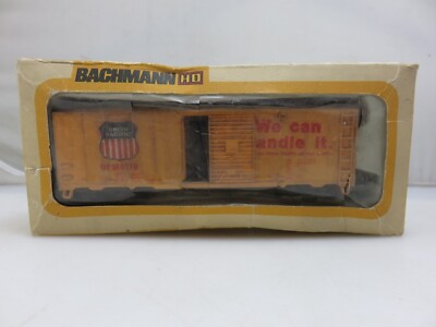 Bachmann RS-1 Union Pacific Steel Box Car WEATHERED 40' UP168178 HO Scale