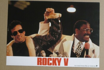 T424 Aushangfoto ROCKY V - Sylvester Stallone #2