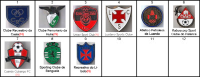 soccer football pin / badge Angola + Antigua-Barbuda + Anguilla NEW 2025!!!