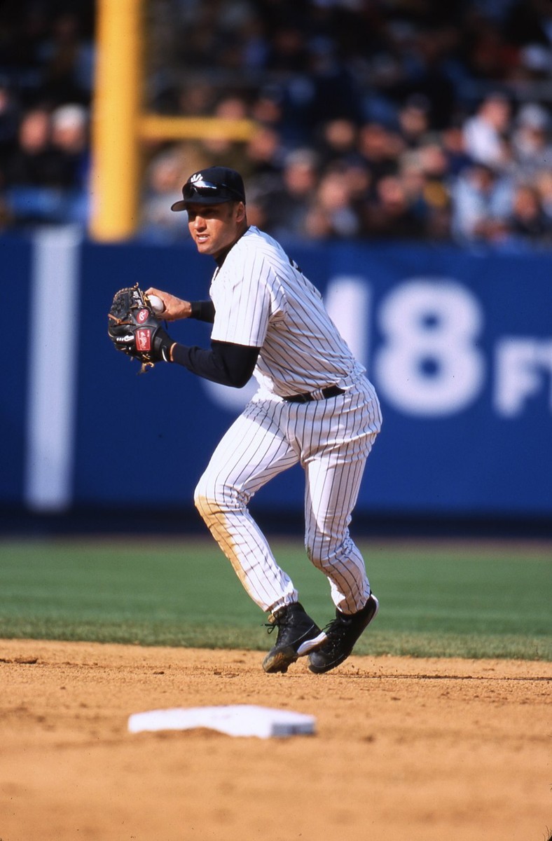 Derek Jeter 2002 New York Yankees 35mm Original Photo Color