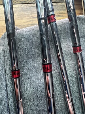 1987-88 Ben Hogan Radial Underline Iron Set 7 (E-3-8) Apex 4 Steel