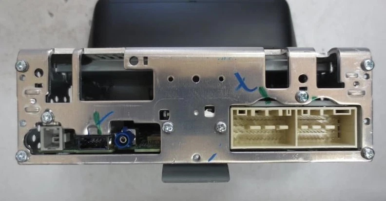 Tela de exibição de rádio FM AM FM 2019-2020 KIA FORTE mercado dos EUA sem identificação de navegação 96160M7070WK - Imagem 2 de 2