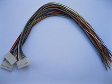 24 pcs 2510 Pitch 2.54mm 9 Pin Female Connector with 26AWG 30cm Leads Cable