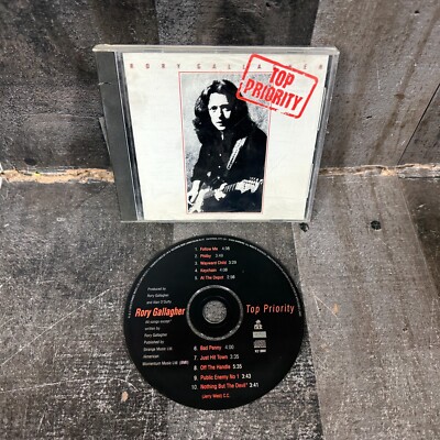 Rory Gallagher Top Priority 1979 CD IRS X2 13081 VG/VG+ Original Pressing