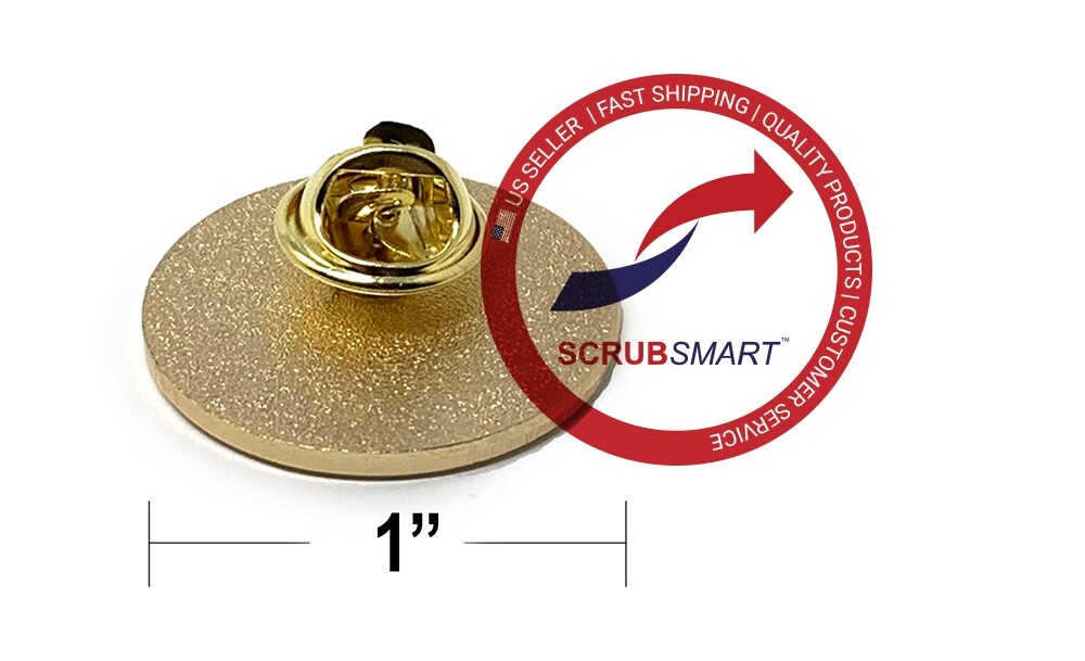 как выглядит New Registered Nurse RN ROUND Emblem Lapel Pin Pinning Ceremony US Seller фото