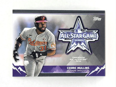 Cedric Mullins 2021 Topps Update All-Star Game Patch ASGP-CM Black Parallel /199
