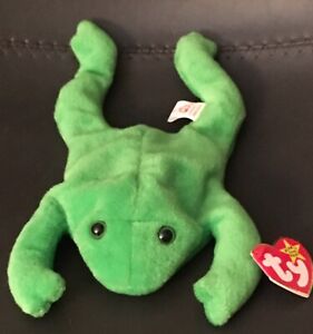Legs The Frog 1993 Original Ty Beanie Baby PVC Pellets Style 4020 for sale online