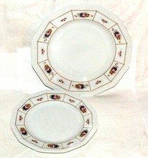 ROSENTHAL Maria Poesie 2x Teller Kuchen Speiseteller Streublümchen Gold 16795