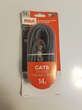 RCA 14' Cat6 Cat 6 250 MHz Network Cable BRAND NEW TPH631R Free Shipping!