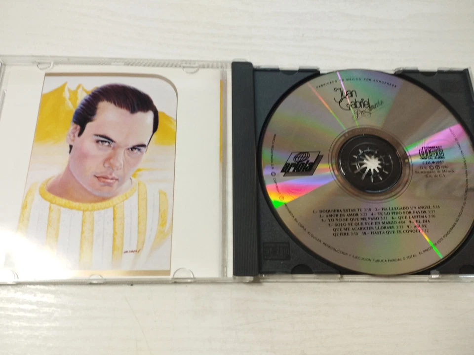 Juan Gabriel Pensamientos Ariola 1986 Spain Edition - CD Am - Immagine 4 di 4