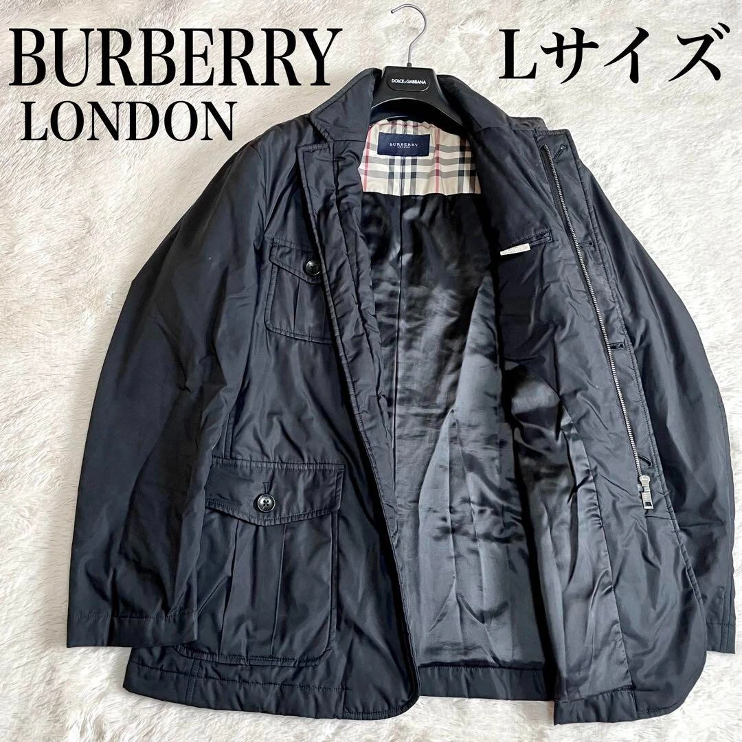 BURBERRY LONDON cappotto borsone uomo nero taglia US M autentico