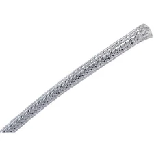 Techflex 3/8" Expandable Sleeving 25 ft. Chrome