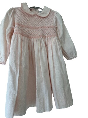 Sarah Louise England Pink &White Floral Dress yrs/ans