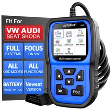 for VW Audi Car OBD2 Scanner Auto Diagnostic Tool TPMS EPB ABS Oil BMS TPS Reset