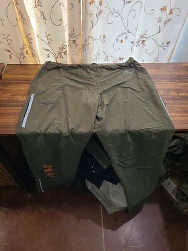 USMC Mens Large XLong Marines Olive Drab Athletic Drawstring running suit - Picture 5 of 6