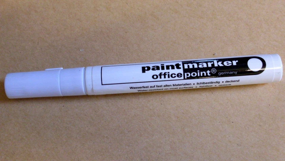 Lackmarker weiss wasserfest Office Point Lackstift Stift Stifte Neu