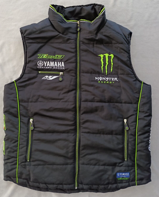 Monster Energy Yamaha Tech 3 mens Racing Motorsport Vest Gilet