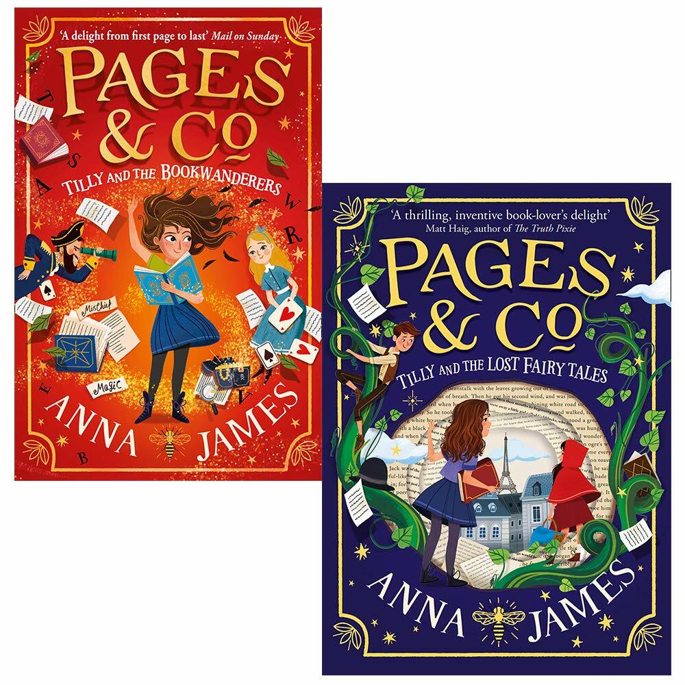 Anna James Unisex Tilly And The Bookwanderers & Tilly And The Lost Fairy Tales 2 Books Collection Set By - Fiction - Paperback - Image 2