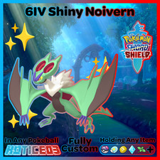 NOIVERN ✨ Ultra SHINY 6IV ✨ Pokemon SWORD and SHIELD lv100 VGC EVs +MasterBall