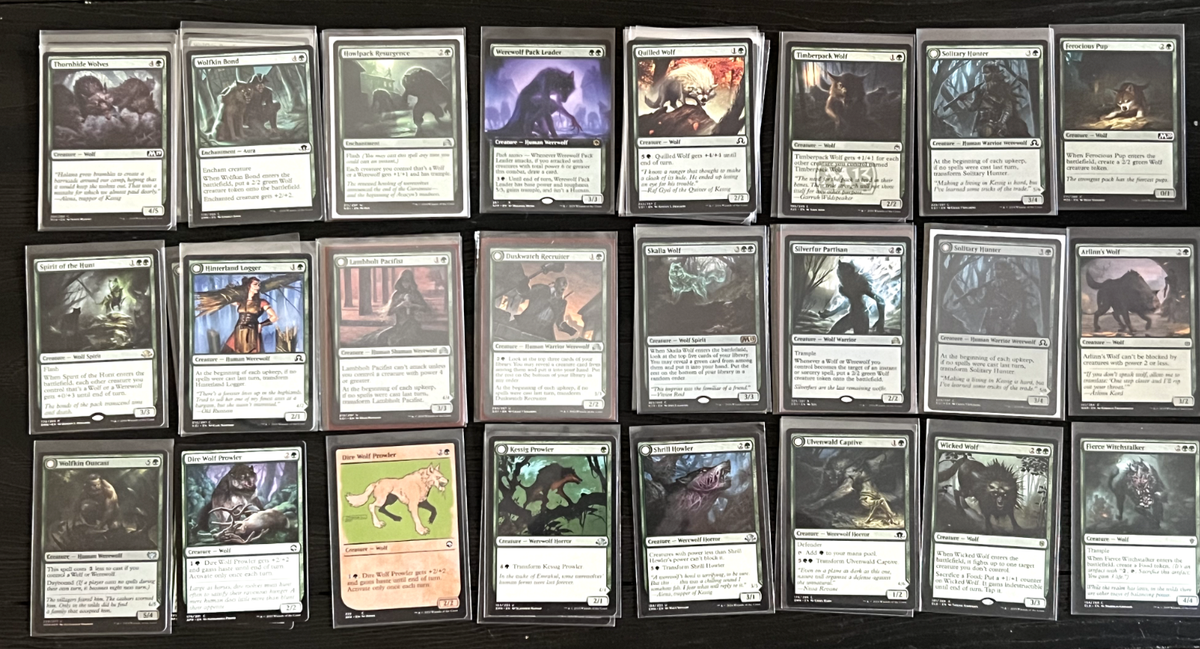Commander Deck Builder (Wolf Werewolf Wolves) Magic The Gathering MTG Singles | eBay Commander Deck Builder (Wolf Werewolf Wolves) Magic The Gathering MTG Singles | eBay