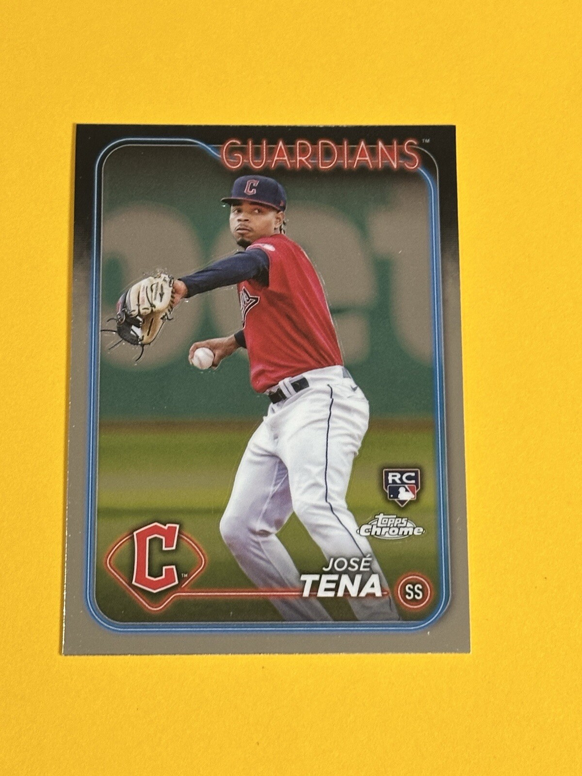 2024 Topps Chrome José Tena Rookie #29 Cleveland Guardians RC (F)