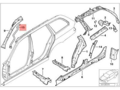 BMW E39 ESTATE SALOON RIGHT TURBOCHARGER OUTLET PIPE 41118165634 NO DUTY TO  