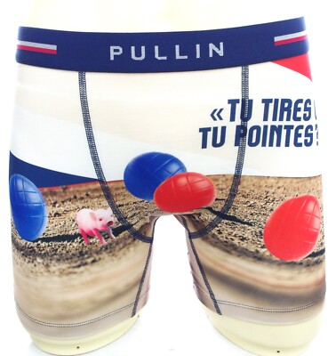 PULLIN Boxer underwear homme FA2 Petanque Party Fashion PULL IN sous vêtements