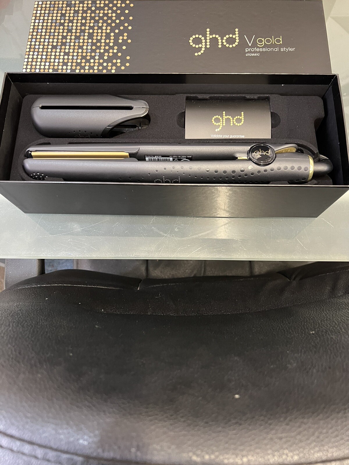 ghd v gold hair straighteners eBay