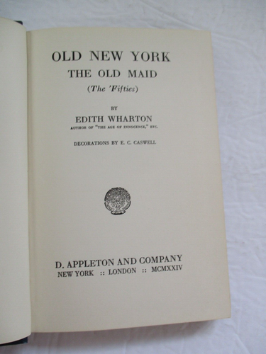 Edith Wharton Lot Vintage HC 1924 The old Maid & The Spark & New Years Day - Picture 5 of 15
