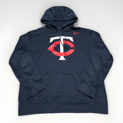 Nike Therma-Fit Minnesota Twins Size Large L Blue Hoodie