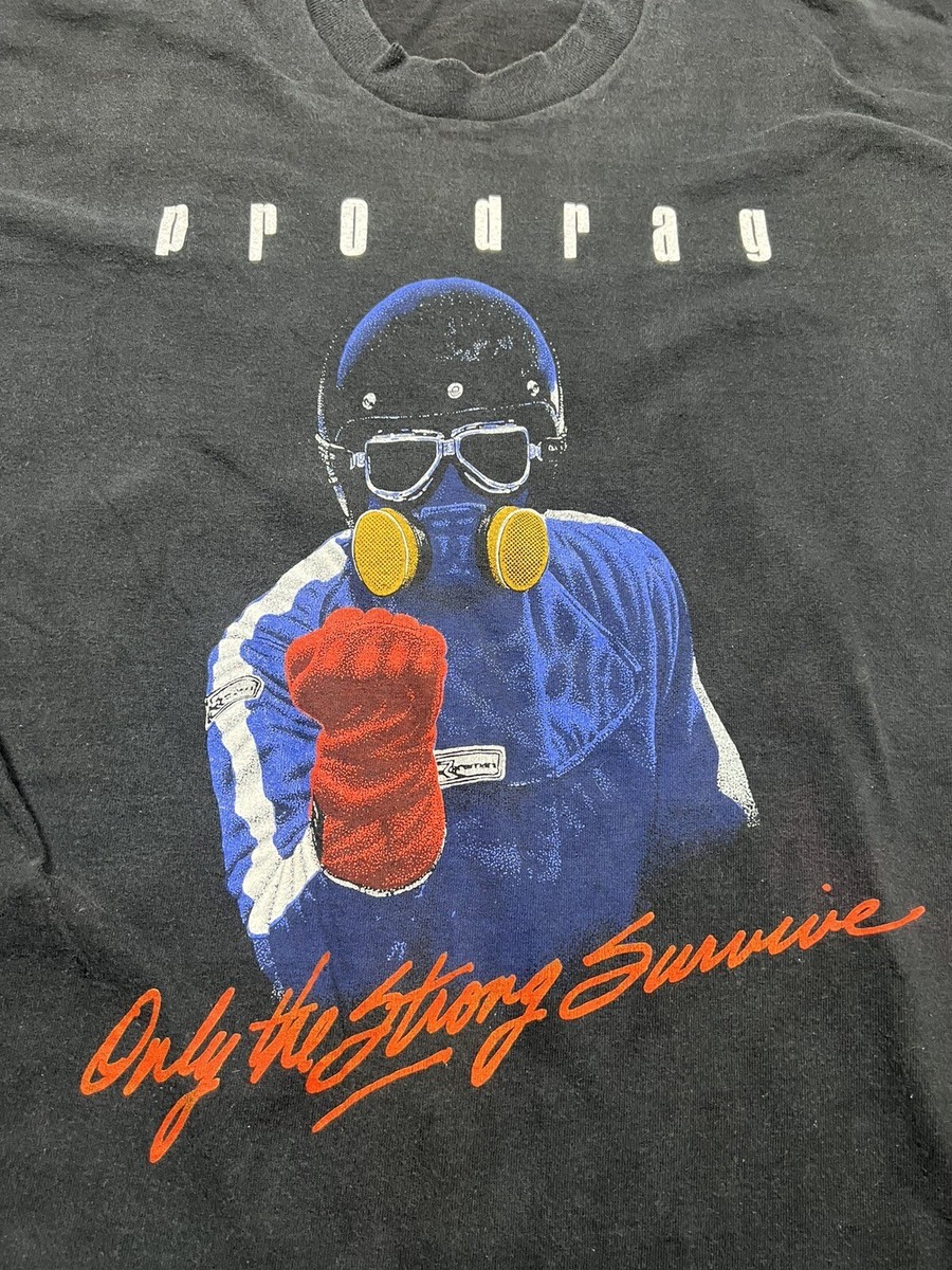 Vintage 90s Pro Drag Double Sided Graphic Tee Mens Large Only The