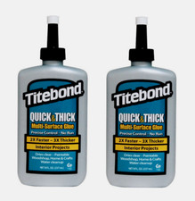 2 pk  Titebond QUICK  THICK 8 oz. High Strength Liquid MULTI-SURFACE GLUE 2403