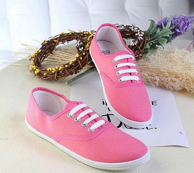 pink plimsolls