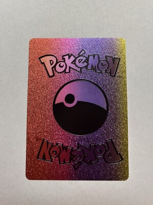 Pikachu Thunderbolt Rainbow Foil Fan Art Display Card 075/073 Card