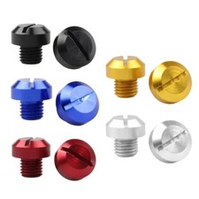 M8 8mm Mototcycle Rearview Mirror Hole Plug Screw Cover Caps Mount Bolts 2PCS