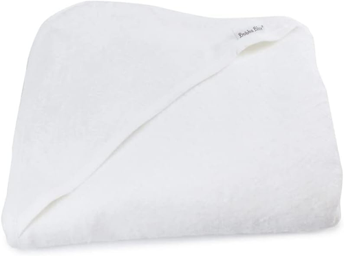Baby/Toddler 80Cm Bamboo Hooded Bath Towel Soft Absorbent Cloth White - Picture 2 of 5