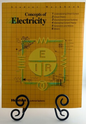 Concepts of Electricity : Student Workbook ~ Vtg 1992 Paperback ~ Larsen ~UNUSED