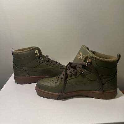 Size 10.5 - PUMA Rebound Rugged Green