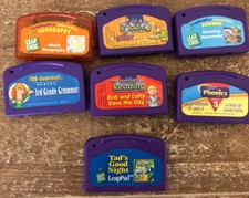 Leap Frog Leap Pad Game Cartridges Lot Of 7 Phonics