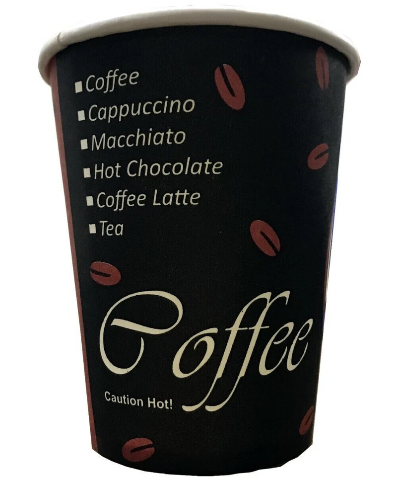 1000 Kaffeebecher 300ml Coffee to go Pappbecher 12oz Becher 0,3l Kaffee Becher - Bild 2 von 4