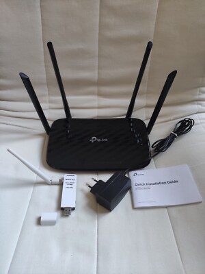 TP-Link Archer C6 Router AC1200 Version 2.0 + WLAN USB Adapter! 