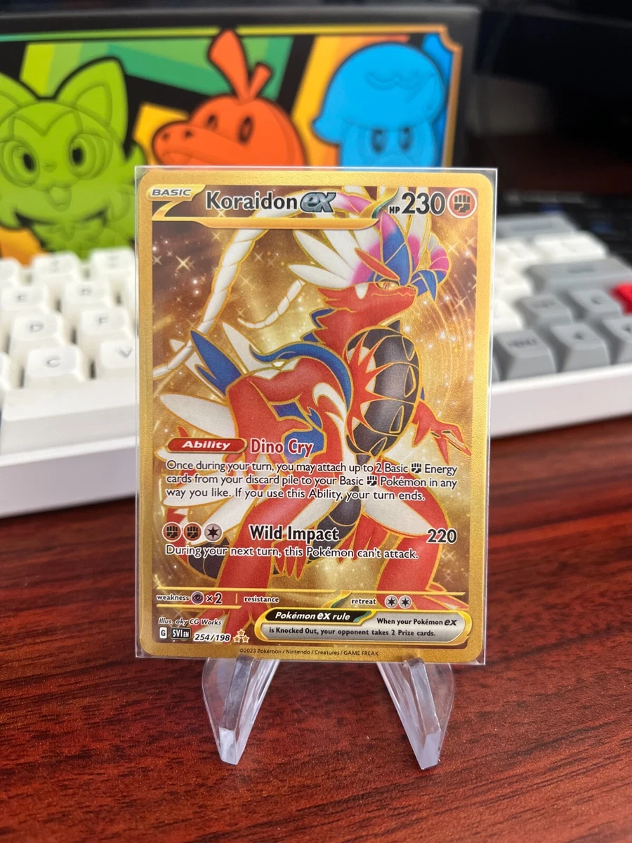 Koraidon EX 254/198 Secret Gold