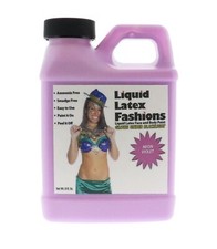 Liquid Latex - Neon Violet - 8 Fl Oz, Face and Body Paint, Blacklight