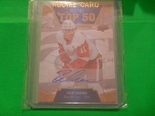 Grade Worthy Cards-2019 20 UD Allure Hockey Filip Zadina Auto Top 50 #t50-34