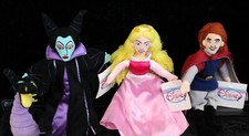 The Disney Store  Mini Bean Bag  Sleeping Beauty  Lot of 4
