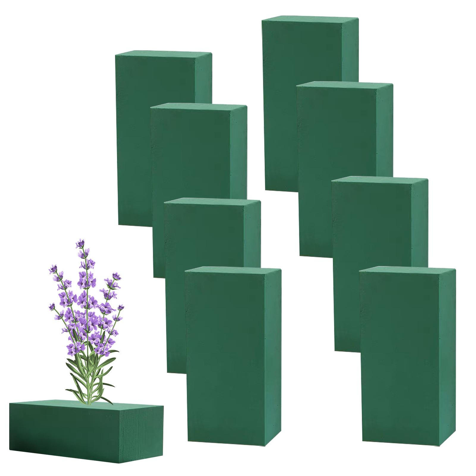 8 PCS Floral Foam,Wet Florist Styrofoam Block Flower Arrangement Supplies