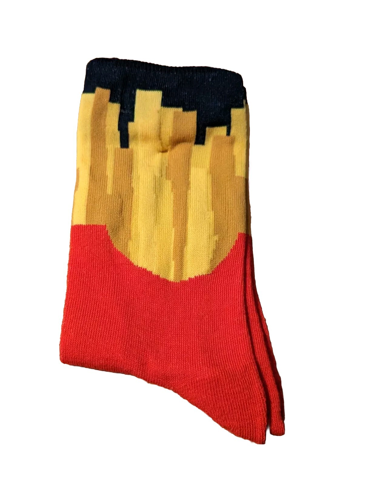 SAOLA CALZINI NOVITÀ: CALZINI PATATINE FRITTE: UN PAIO SOLO CALZINI SENZA CONTENITORE PATATINE