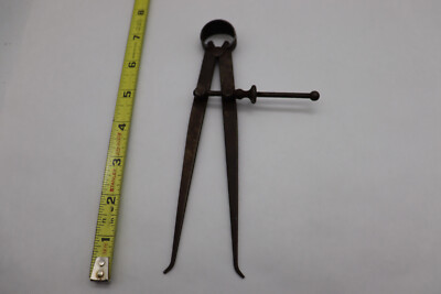 VINTAGE L.S. Starrett 6" Divider Inside Machinist Compass Caliper USA ...