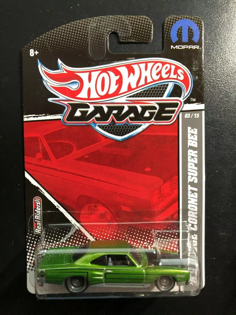HOT WHEELS GARAGE - (1969) '69 DODGE CORONET SUPER BEE - REAL RIDERS