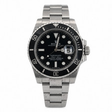Rolex Rolex Submariner Date Black Ceramic Stainless-Steel Dive 40mm 116610LN Watch